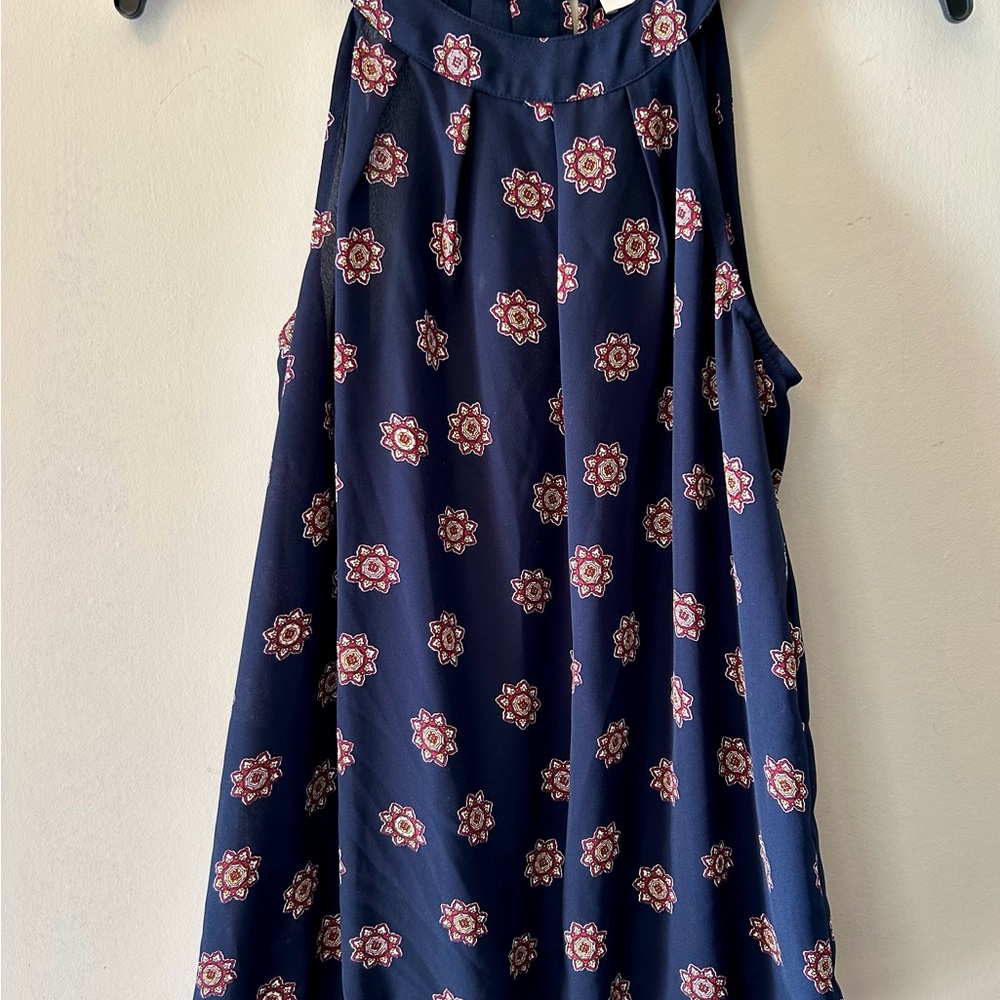 Floral Navy Women's Skirt